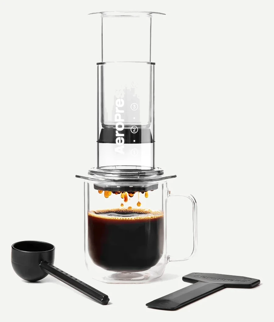 AeroPress Clear, black