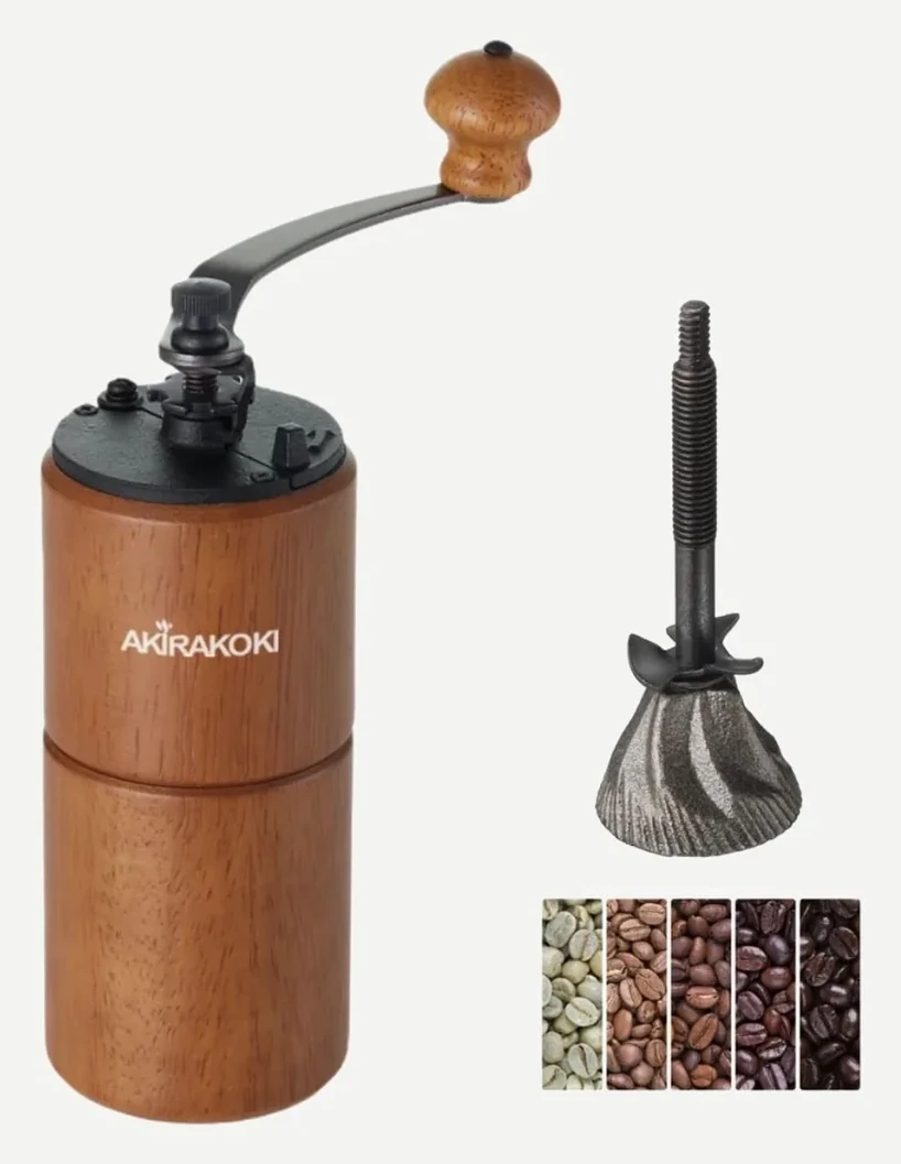 Akirakoki Manual Wooden Coffee Grinder