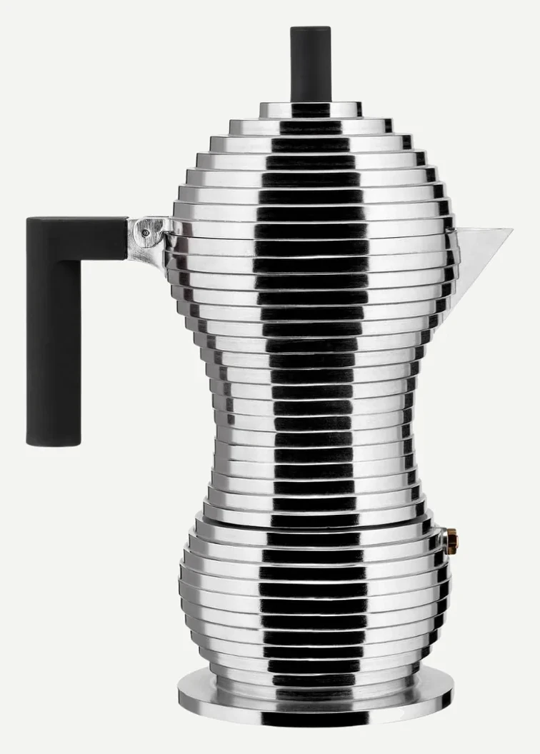 Alessi Pulcina Stovetop Espresso Maker 3 Cup