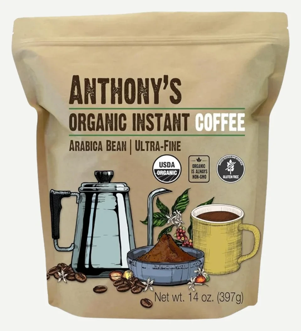 Anthony's Organic Instant Coffee 14oz