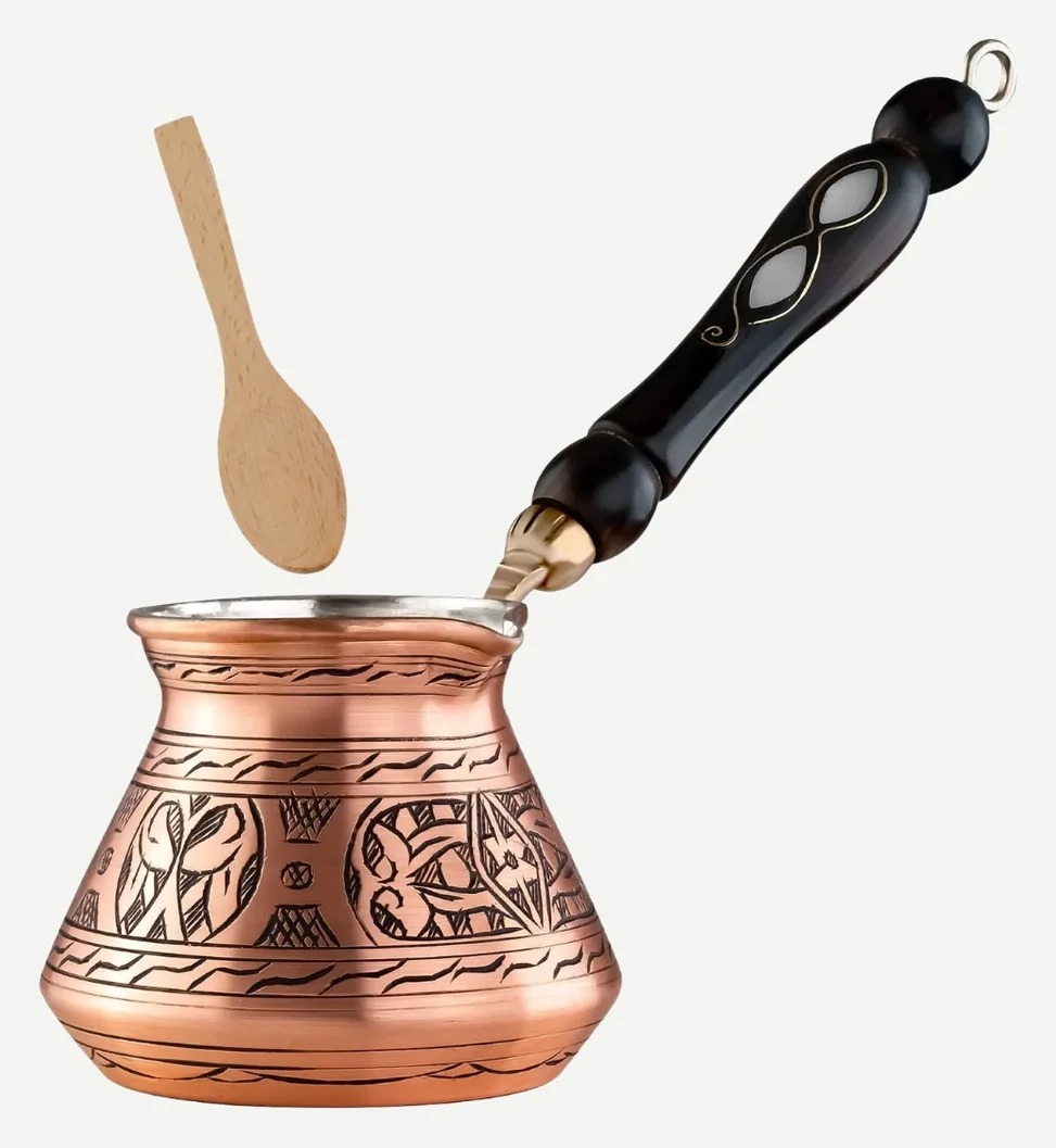BCS Hand-Engraved Copper Cezve