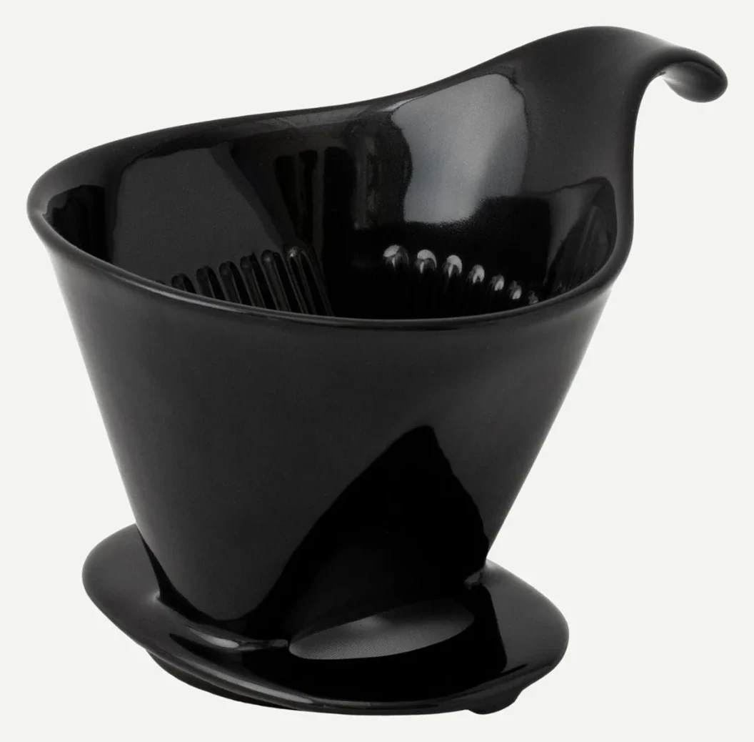 Bee House Ceramic Pour Over Dripper pour over coffee maker, Black