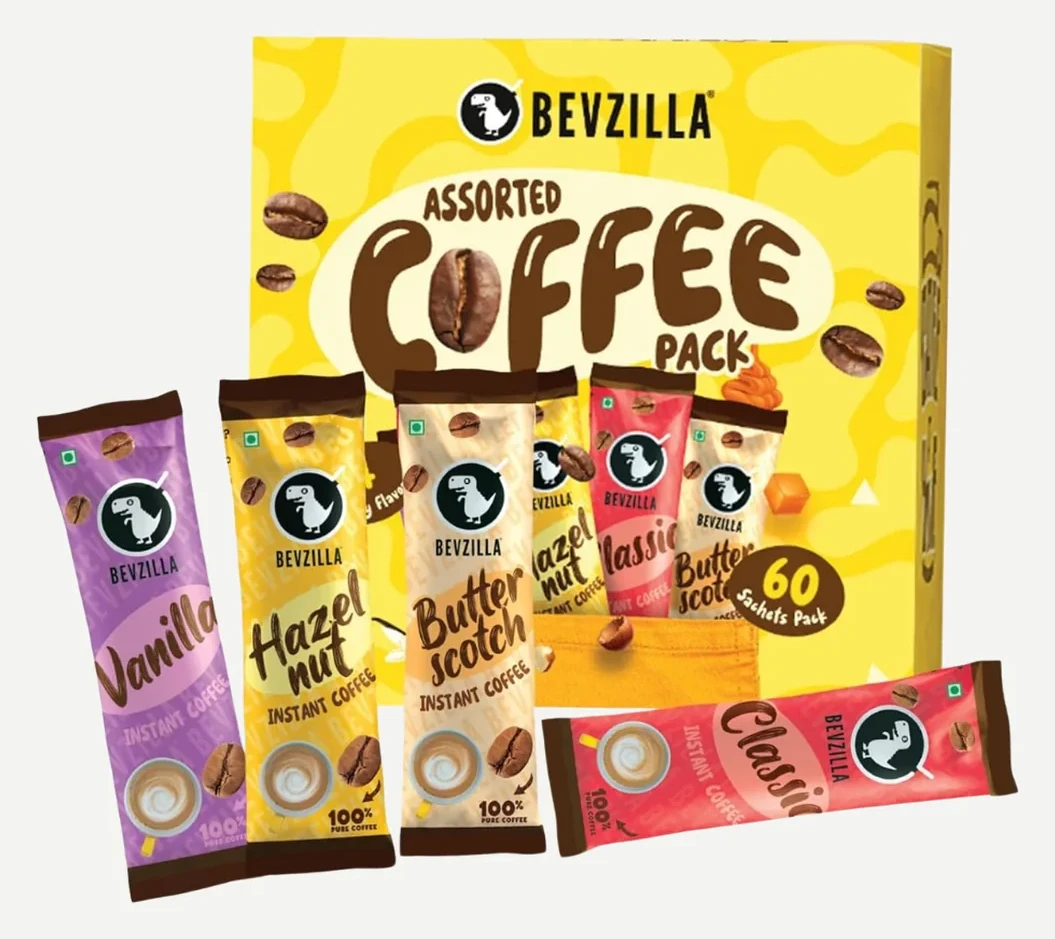 Bevzilla Flavoured Instant Coffee Sticks Variety Pack