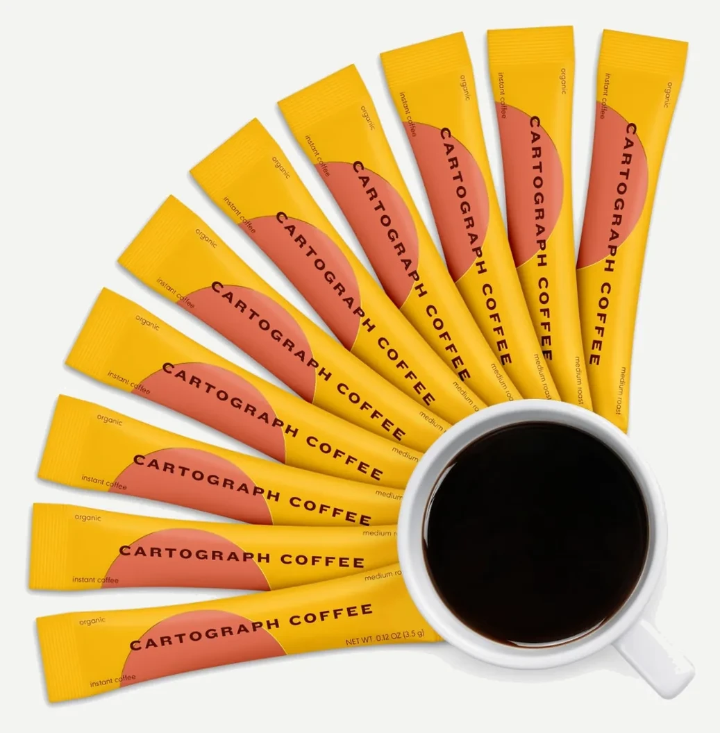 Cartograph Organic Instant Coffee Packets 50ct