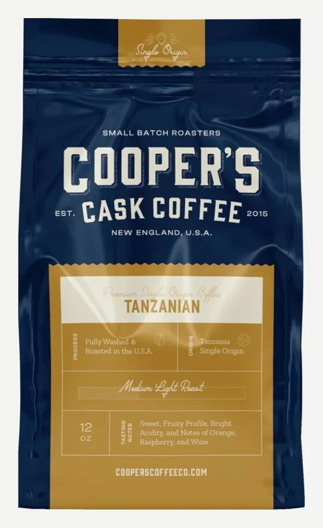 Cooper's Cask Tanzania Peaberry Medium Light Roast