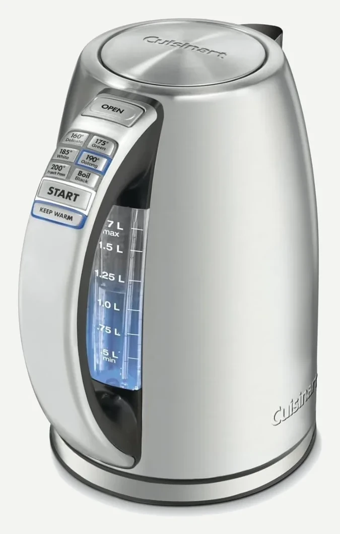 Cuisinart PerfecTemp CPK-17 Electric Kettle 1.7L gooseneck kettle, Marble