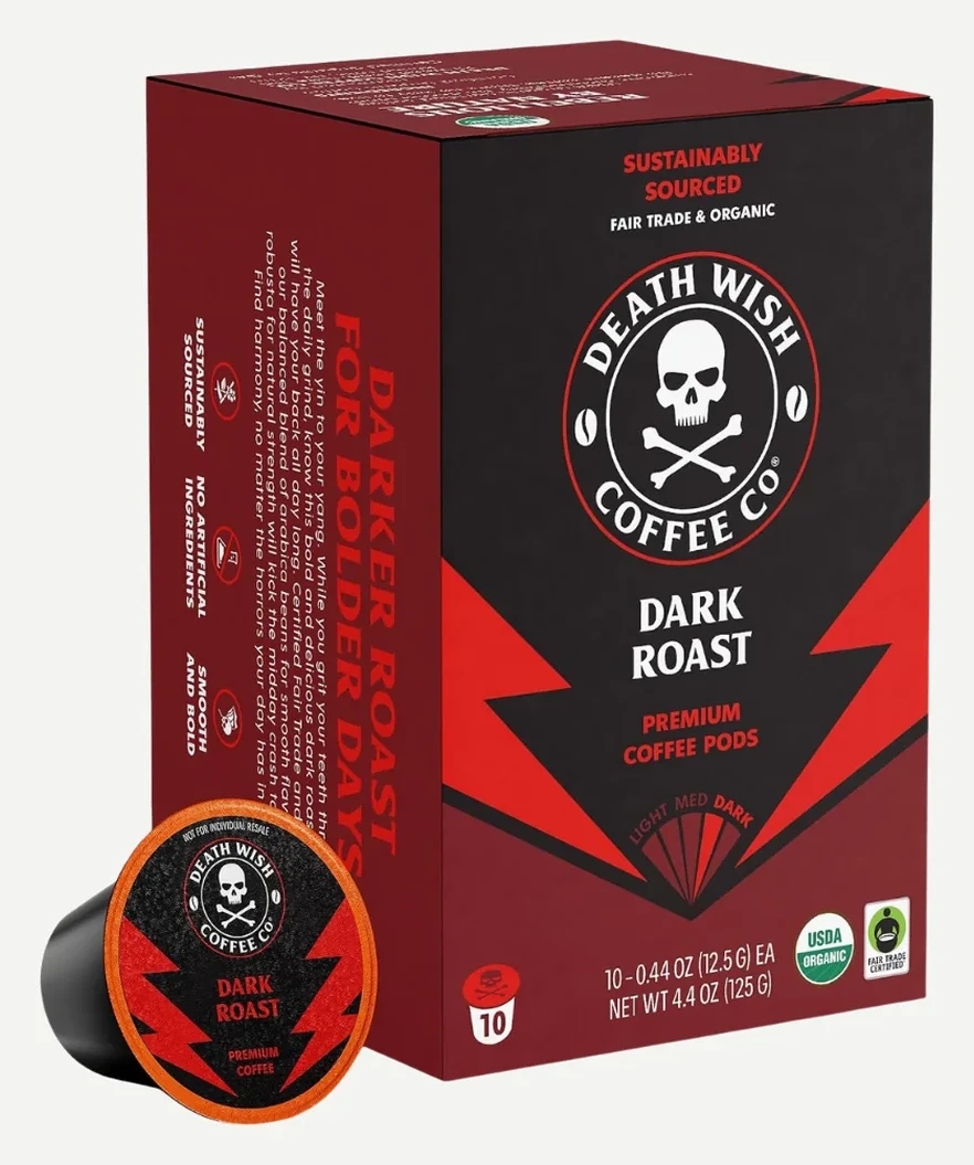 Death Wish Coffee Dark Roast Death Cups