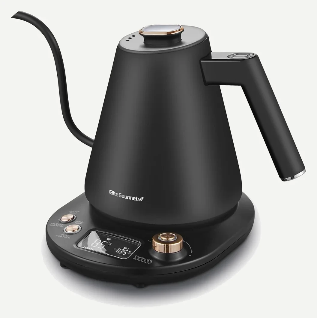 Elite Gourmet EKT3001 Digital Gooseneck Kettle 1L