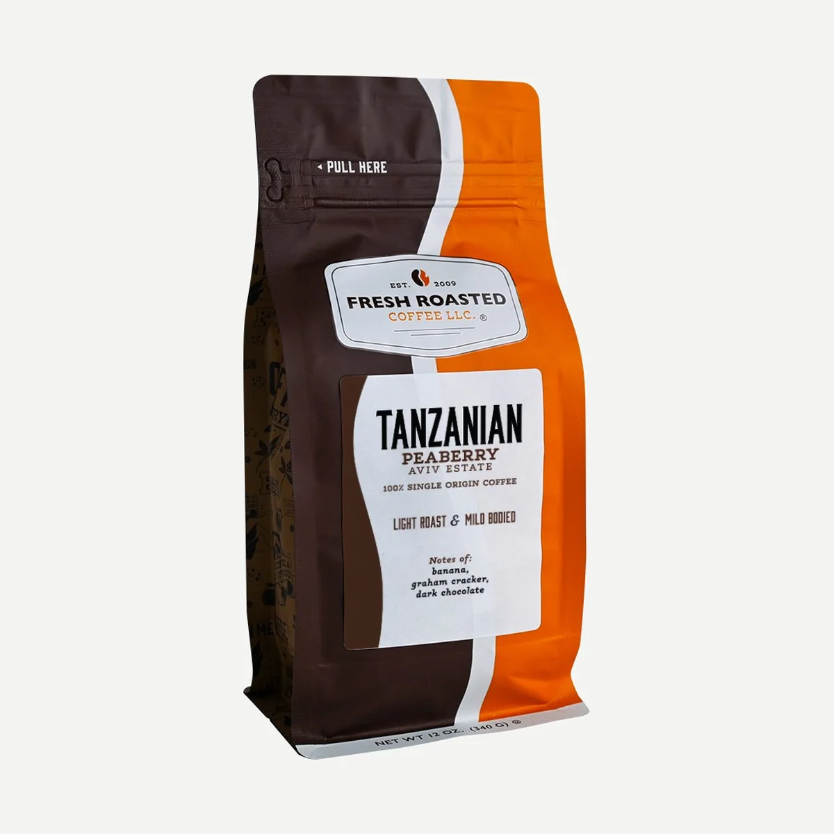 Fresh Roasted Coffee Tanzanian Peaberry Aviv Estate