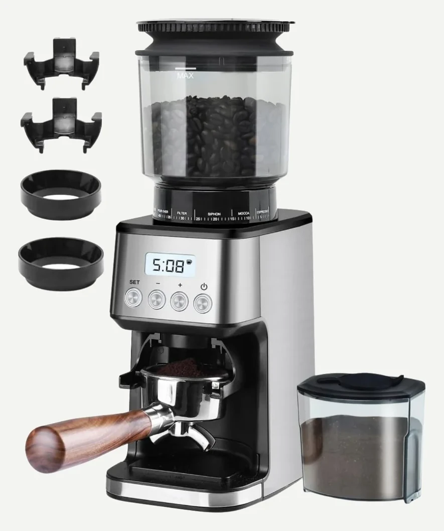 Homtone Conical Burr Coffee Grinder