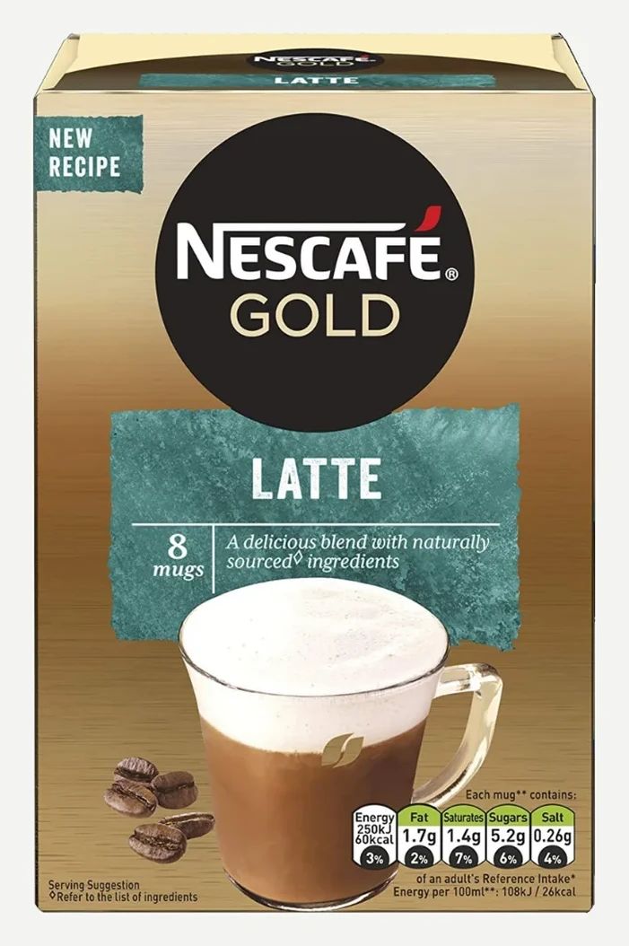 Nescafe Gold Latte Instant Coffee Sachets