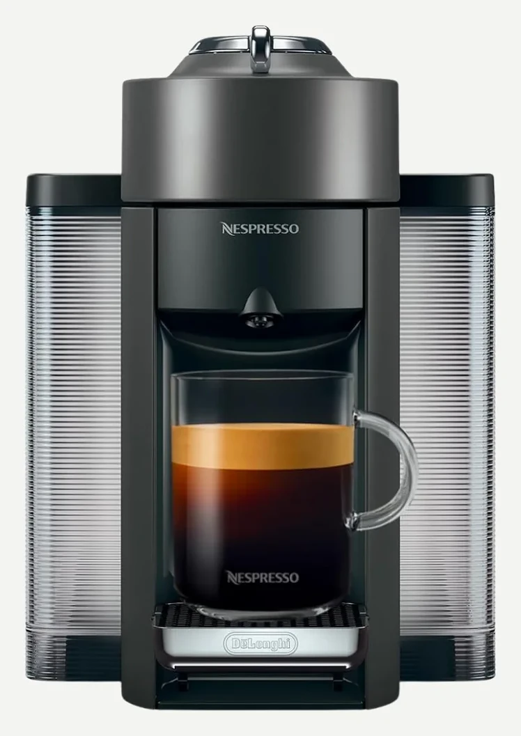 Nespresso Vertuo pod coffee machine, Graphite Metal