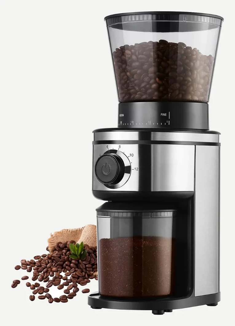 Ollygrin Conical Burr Coffee Grinder 30 Settings