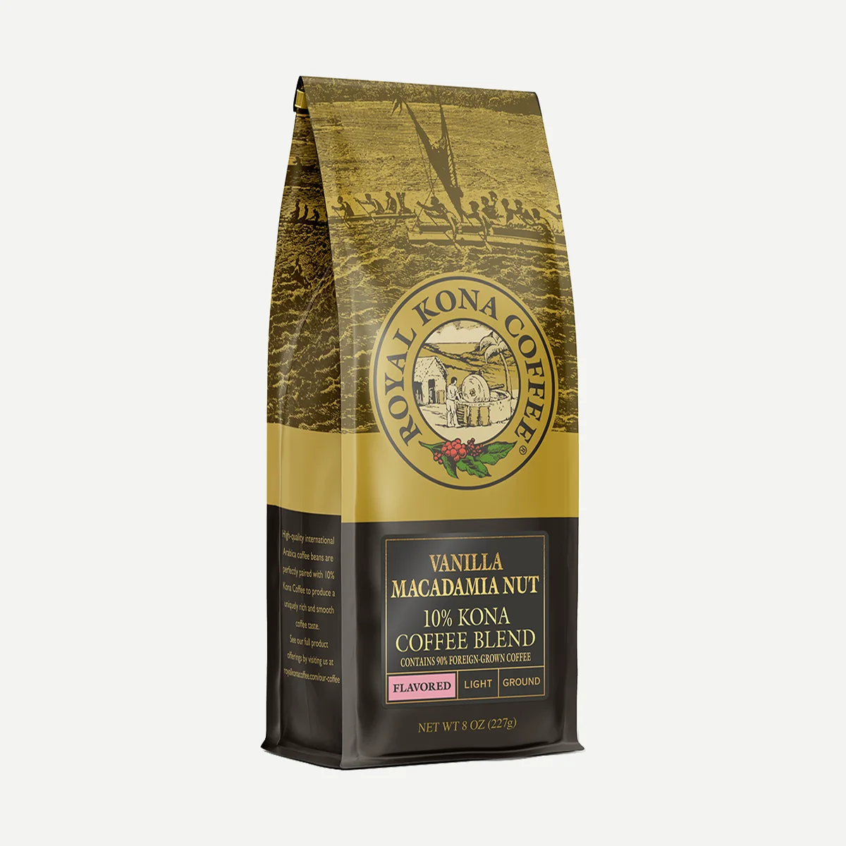Royal Kona Vanilla Macadamia 10% Kona Blend