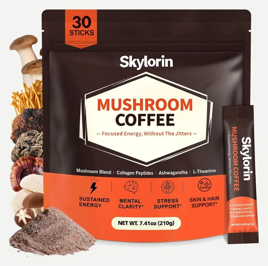 Skylorin Mushroom Coffee Sticks 30ct