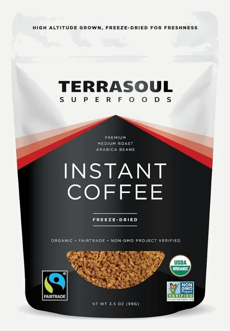 Terrasoul Superfoods Organic Freeze-Dried Instant Coffee
