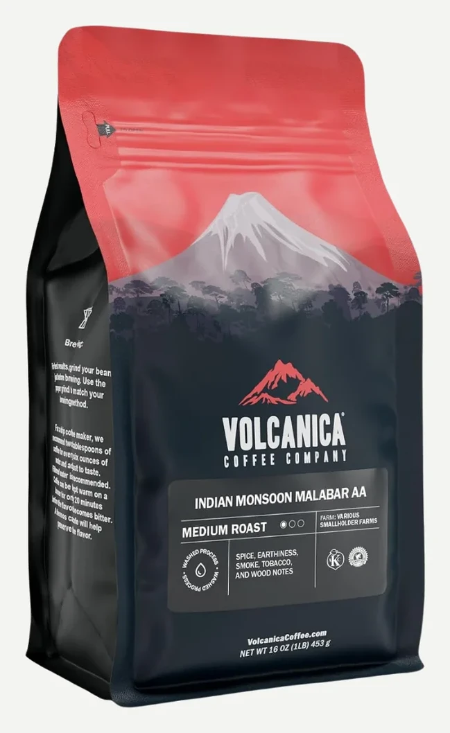Volcanica Monsoon Malabar AA Indian Coffee