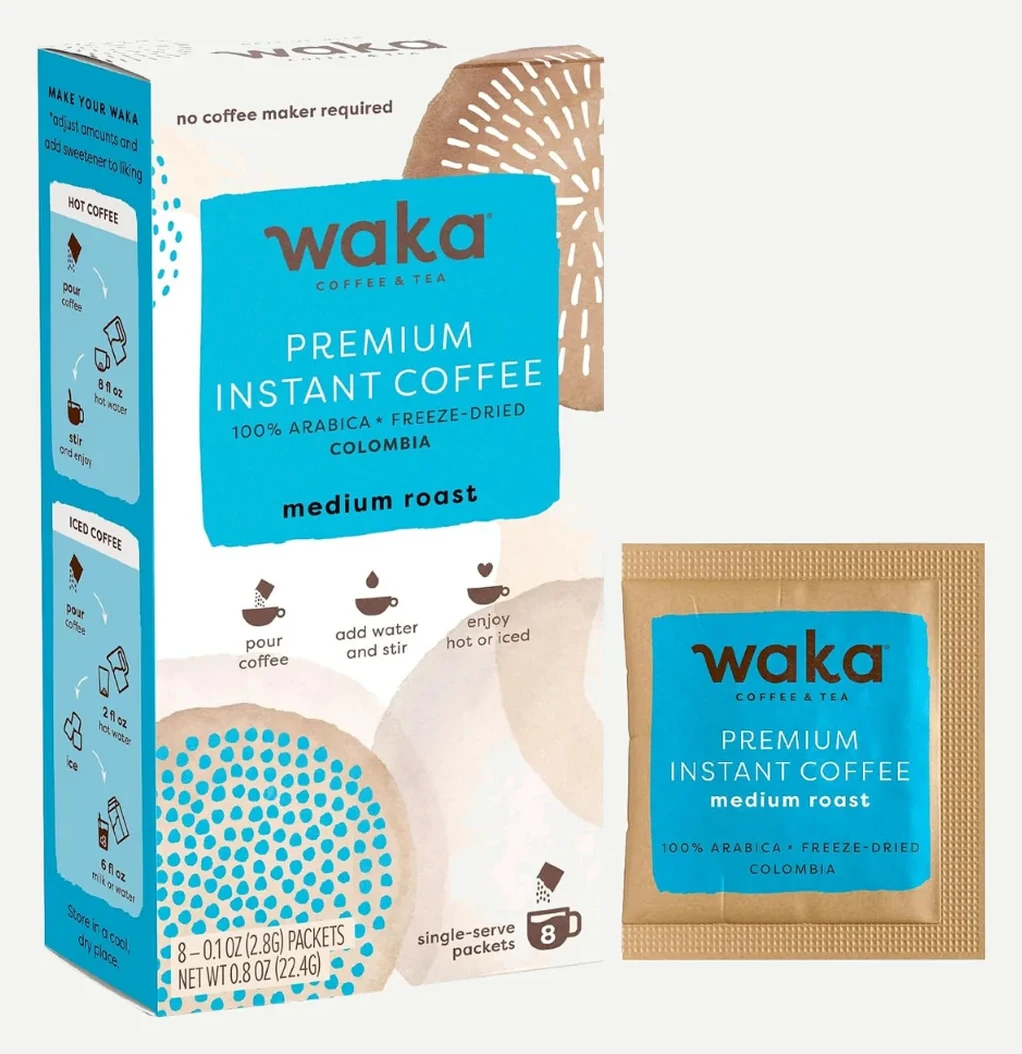 Waka Colombian Medium Roast Instant Coffee Singles