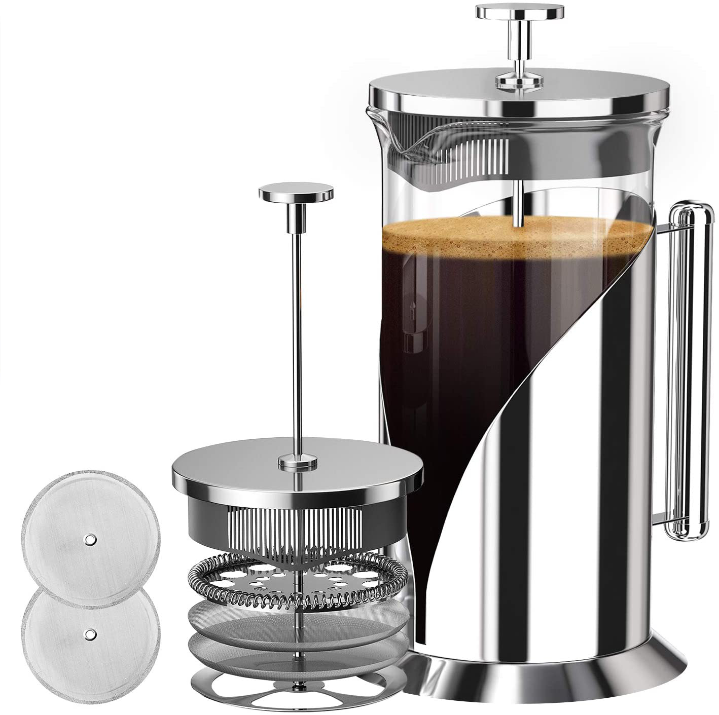 Best French Press Coffee Makers Of 2024 Expert Insights   Cafe Du Chateau French Press 2 