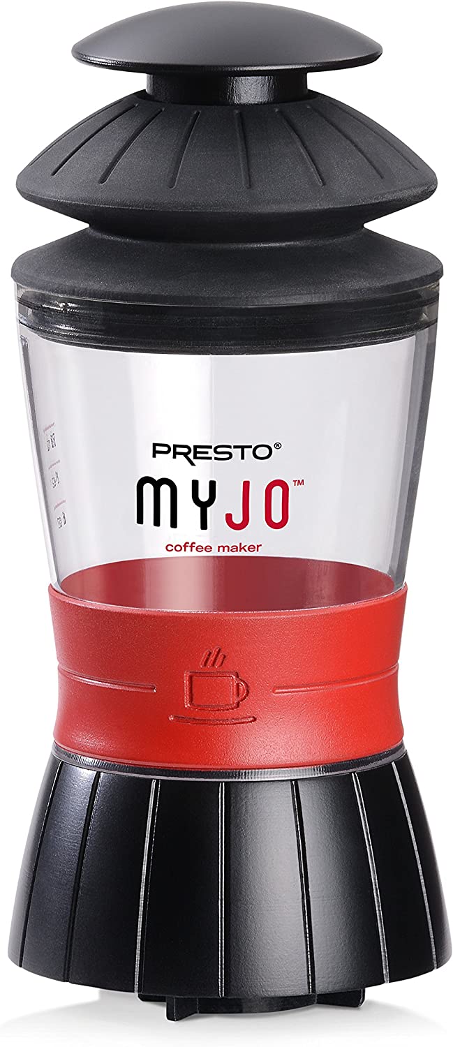 The PRESTO MYJO Single Cup Coffee Maker The PRESTO MYJO Single Cup Coffee Maker