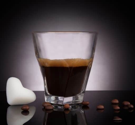benefits of coconut oil in your coffee shot of espresso