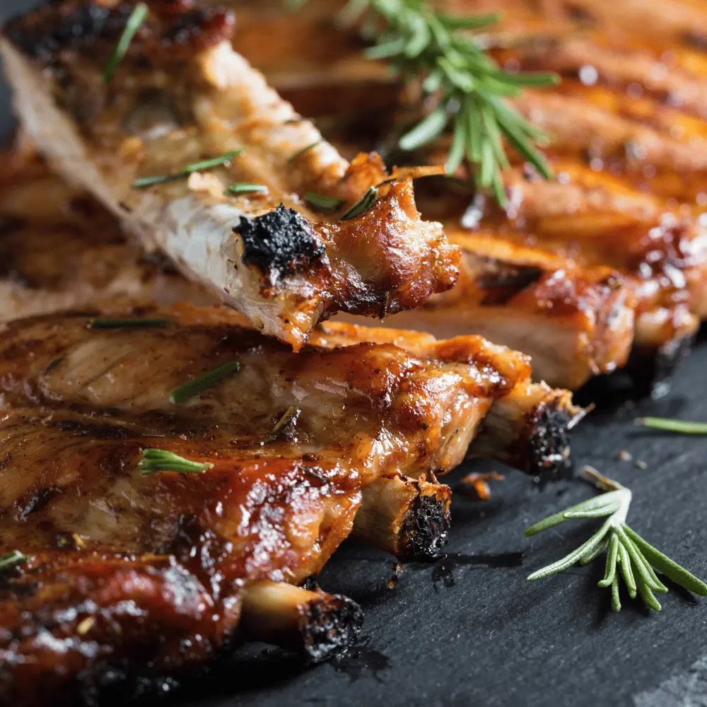 delicious glazed bbq ribs