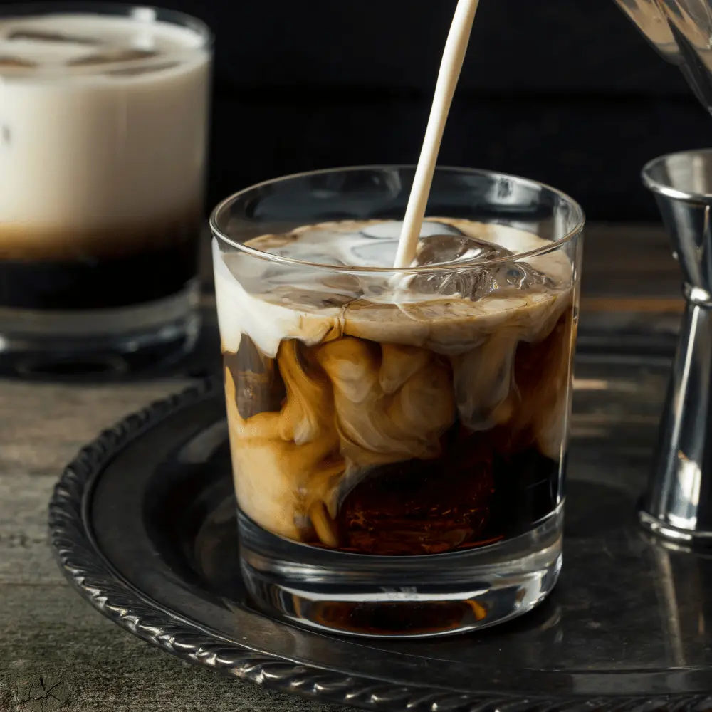 white russian coffee vodka cocktail
