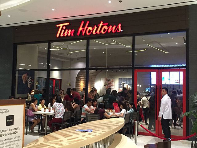first tim hortons in the philippines