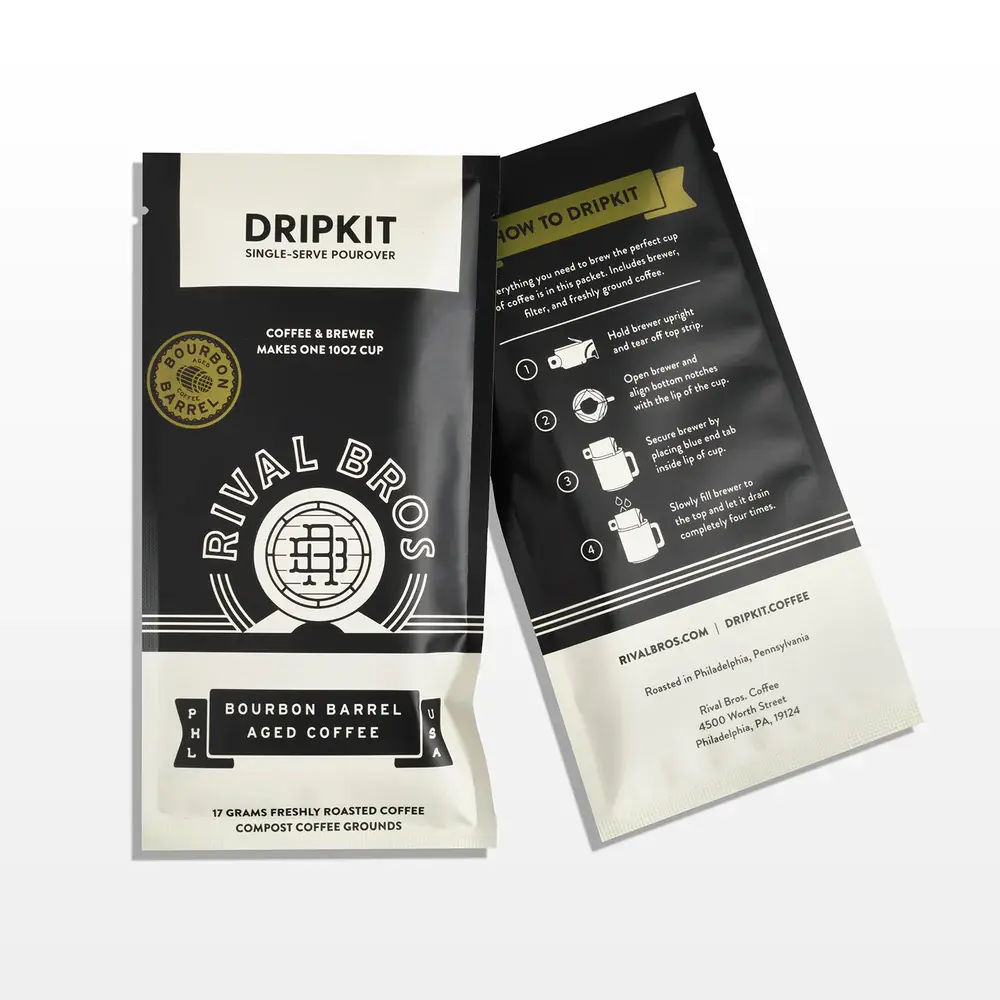 drip kit bourbon barrel aged coffee