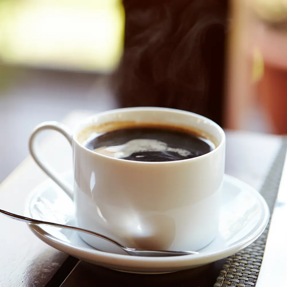 cup of black coffee
