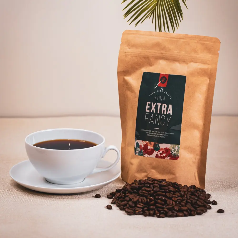 extra fancy kona coffee brand
