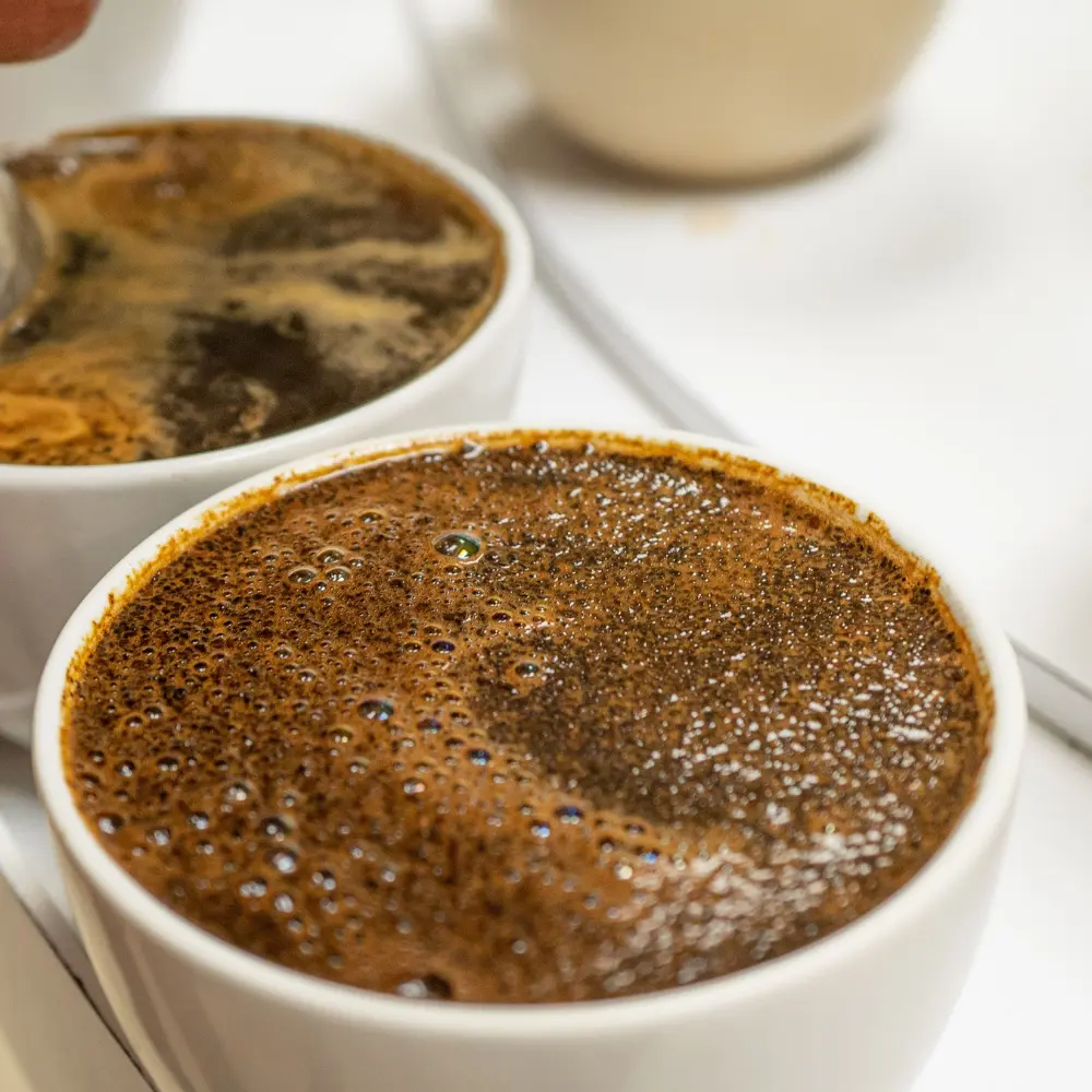 delicious crema of the black ivory coffee