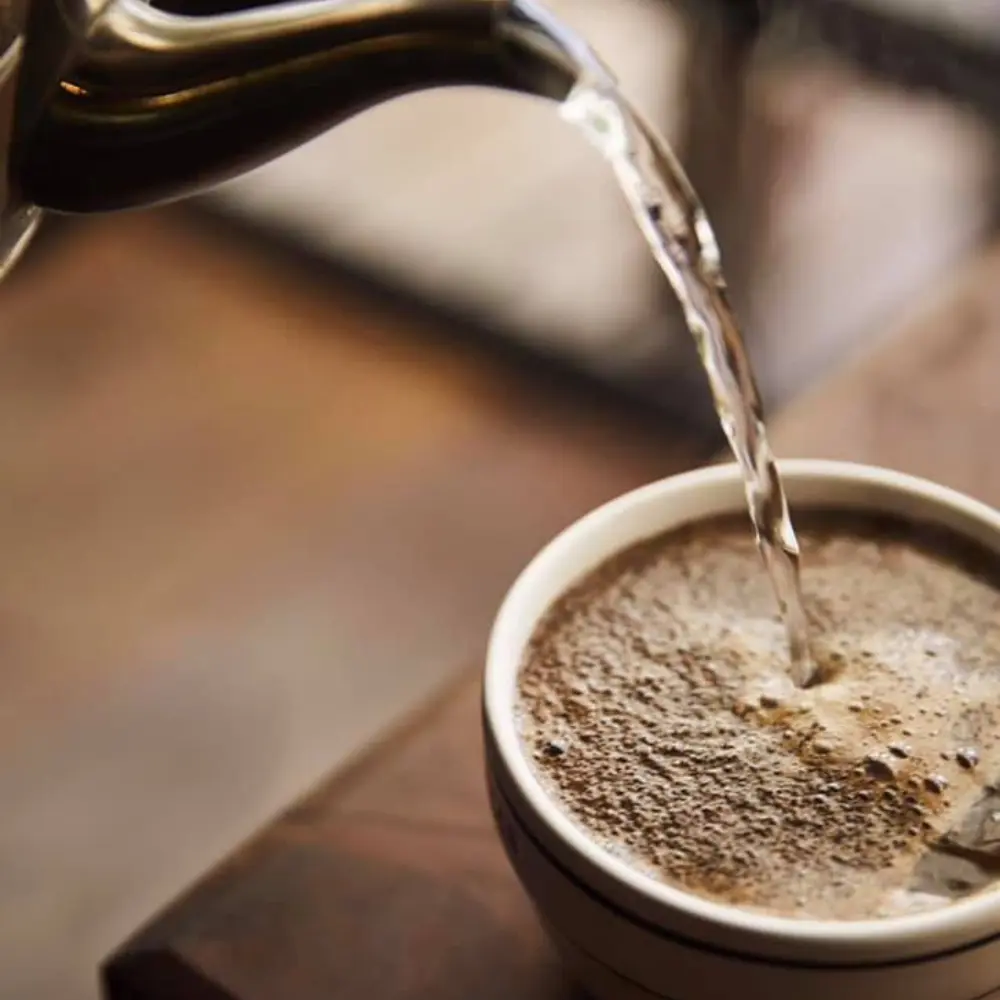 brewing black ivory coffee