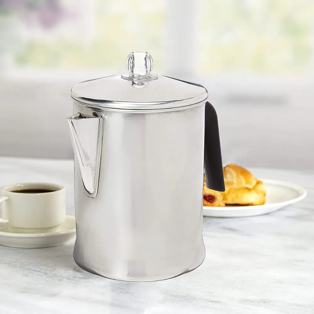 stainless steel coffee percolator
