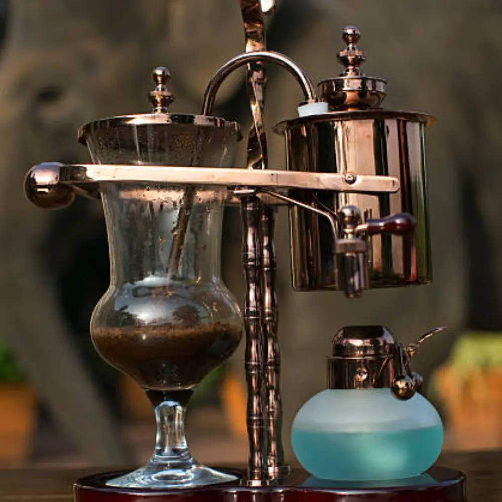 vintage siphon coffee brewer