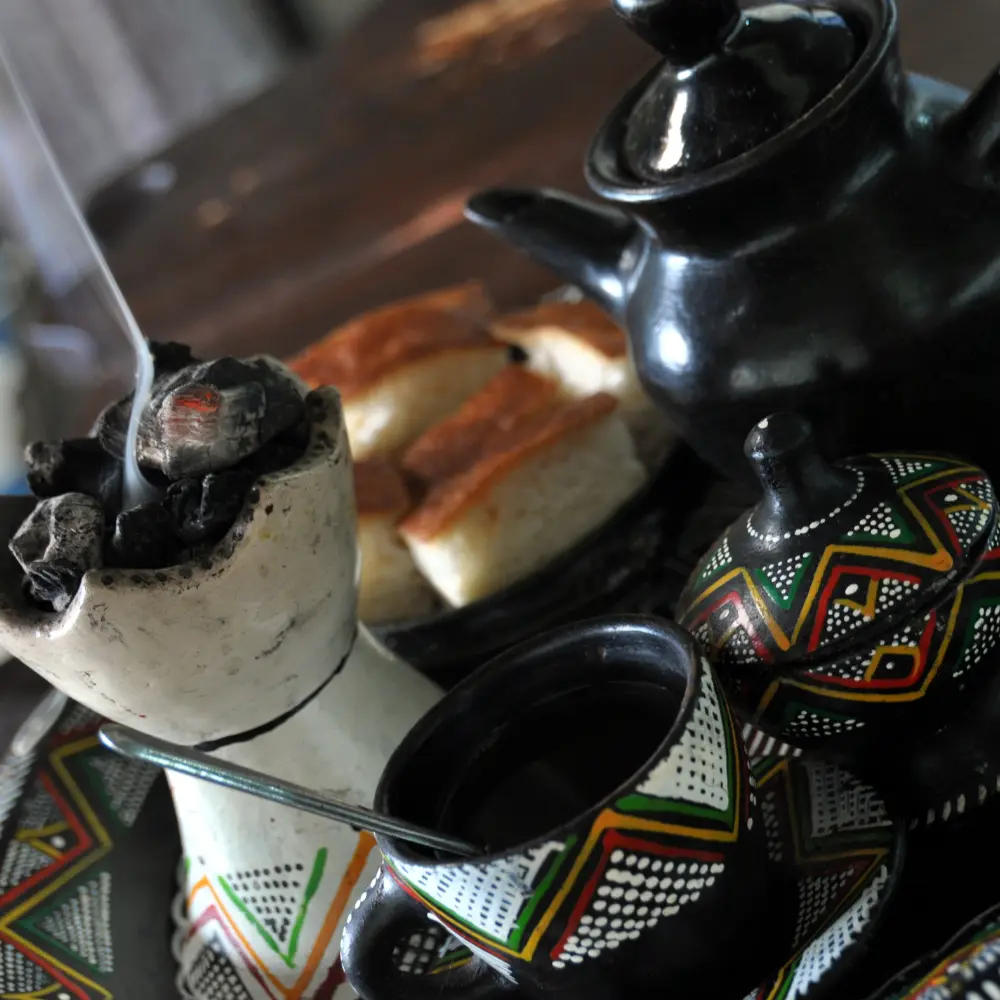 sweet snacks near the coffee pot