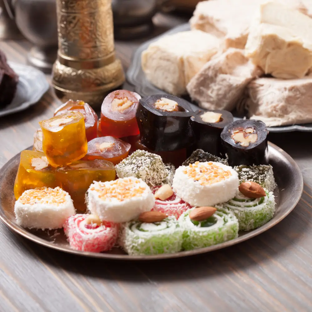 turkish delight on a platter