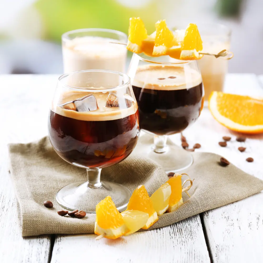 two caffe Shakerato drinks