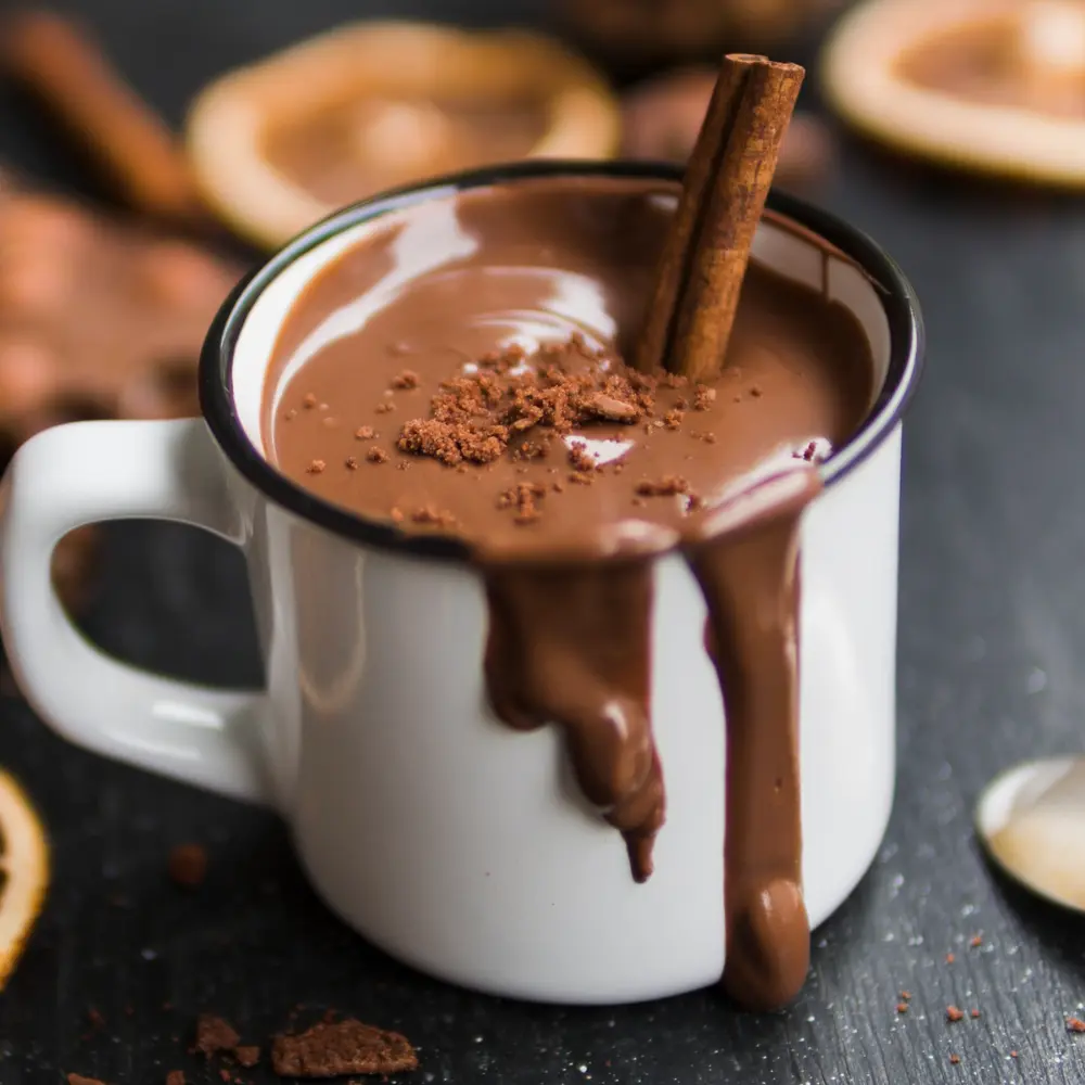 chocolate infused drink