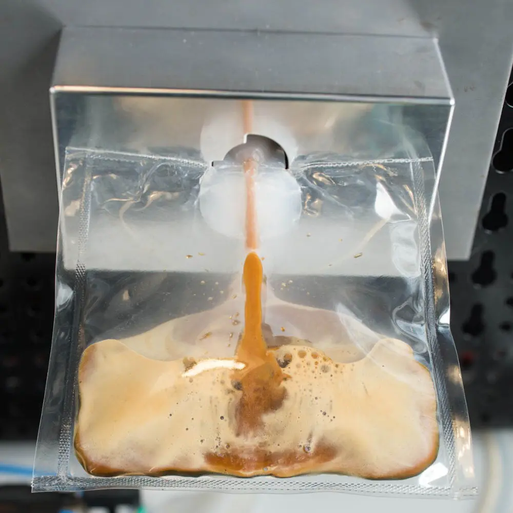 the isspresso brewing an espresso
