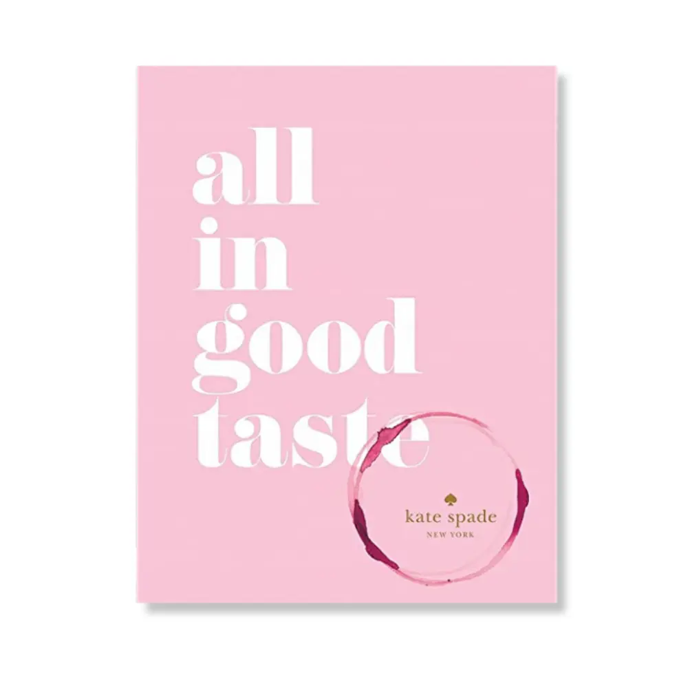 all in good taste pink coffee table book