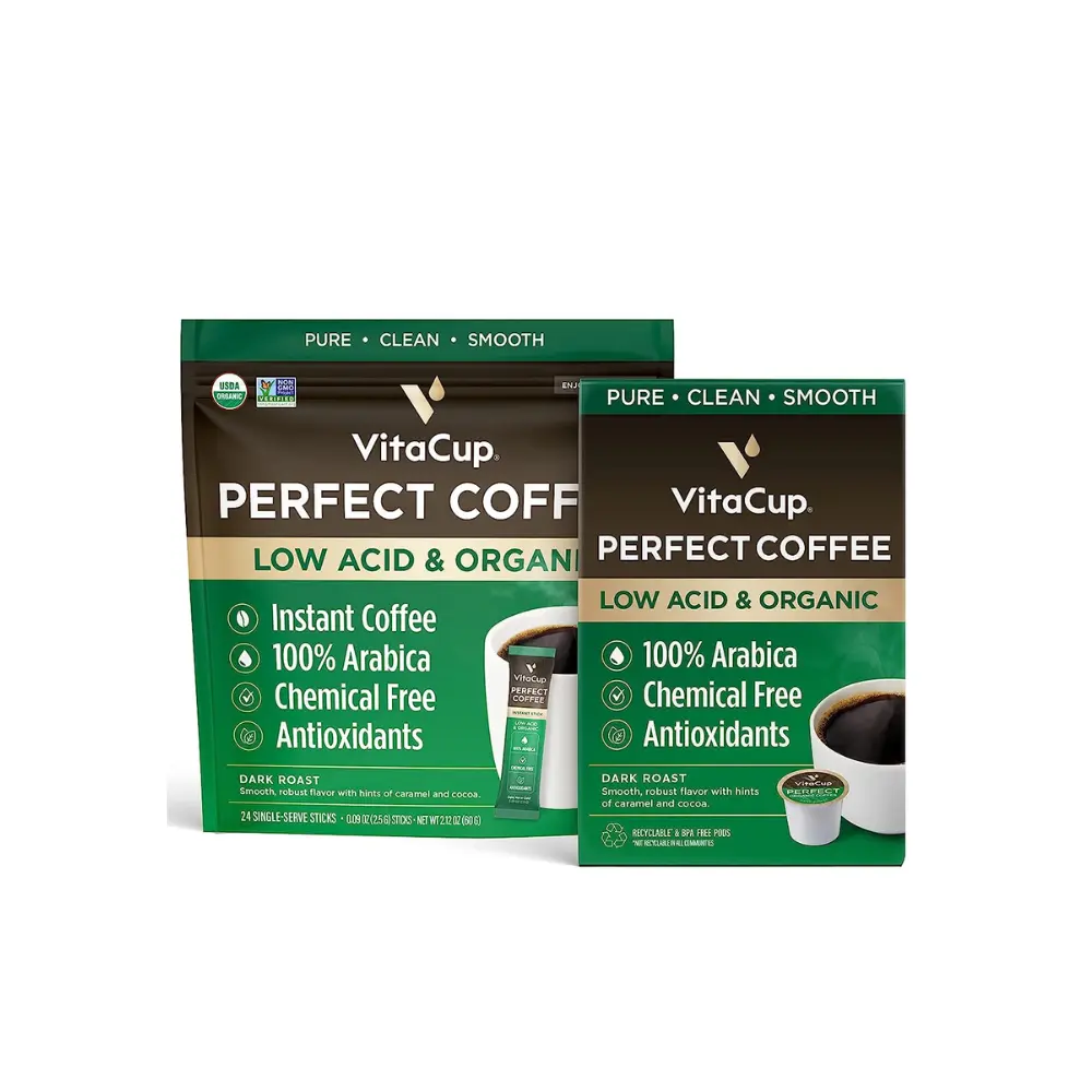 low acid organic instant coffee