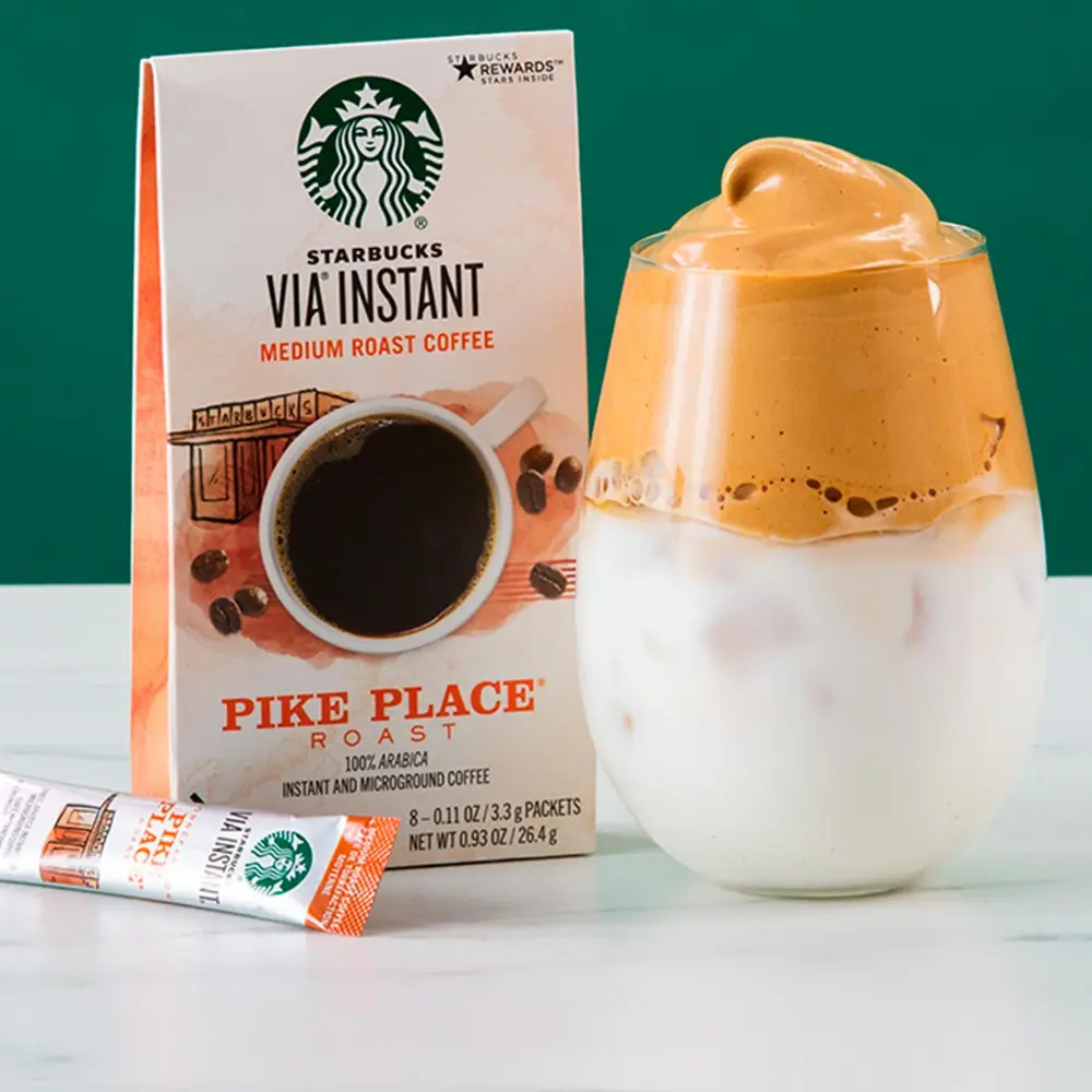 starbucks via instant coffee packets