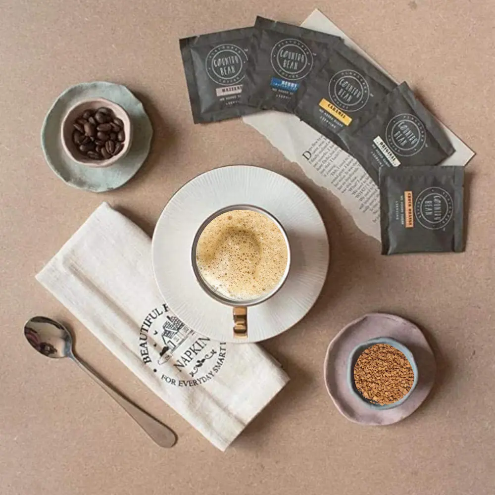 instant coffee packets