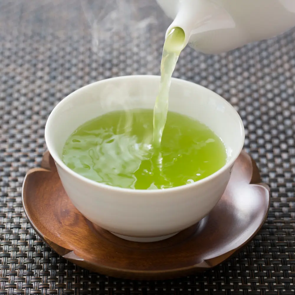 green tea is a great coffee alternative before a blood test