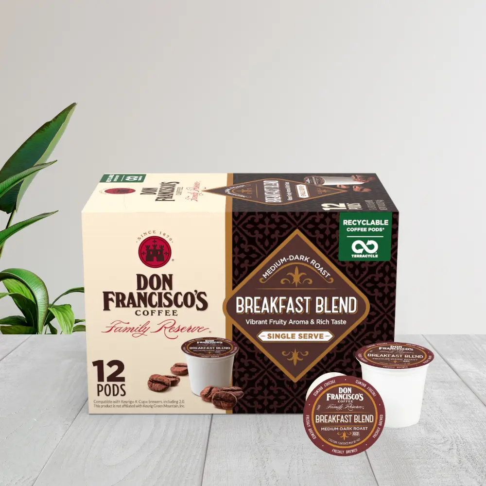 don francisco breakfast blend coffee pods