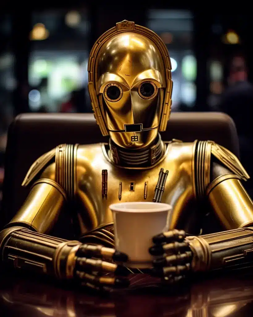 Coffee date with 3CPO