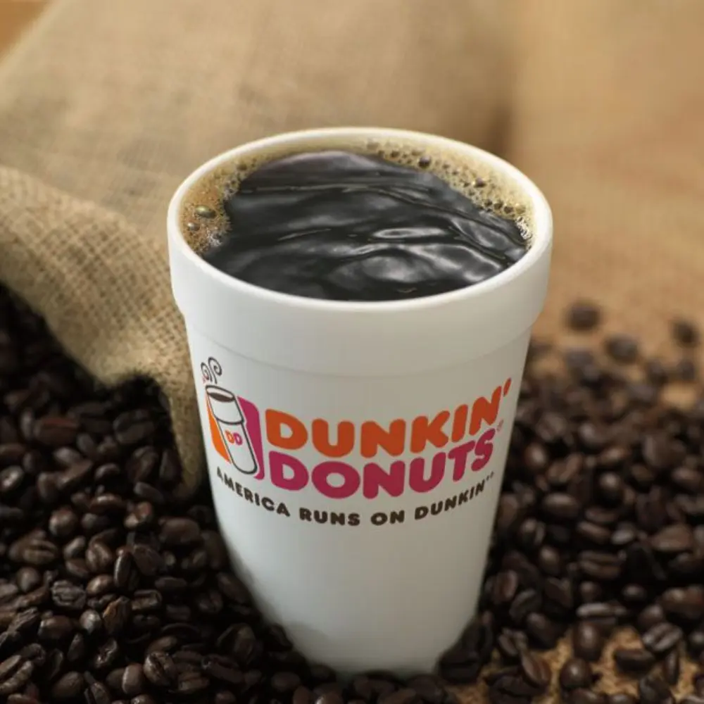dunkin donuts cup of coffee