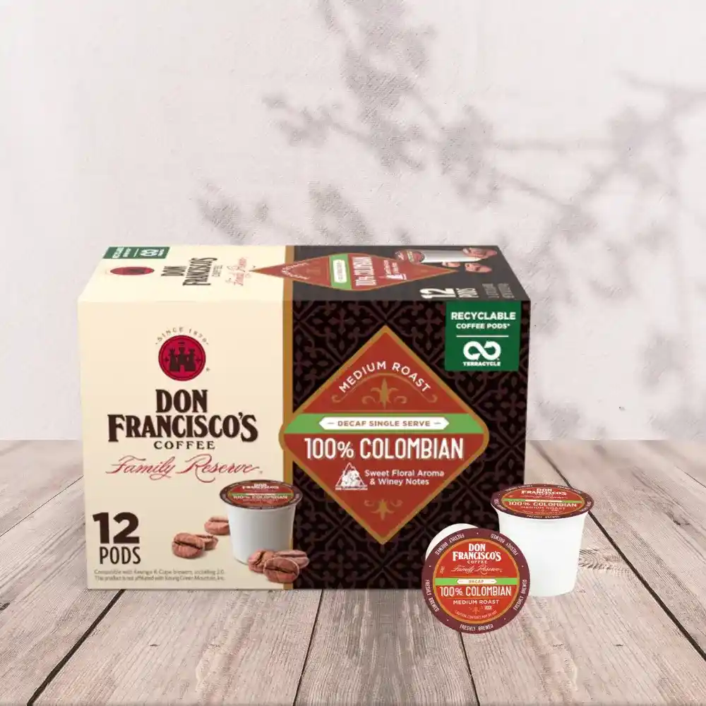 decaf don francisco coffee pods