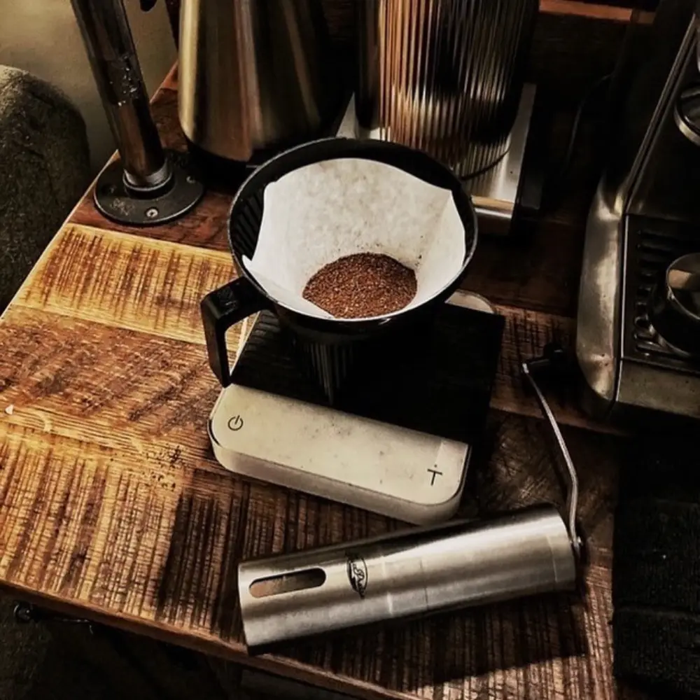 pour over coffee with the javapresse